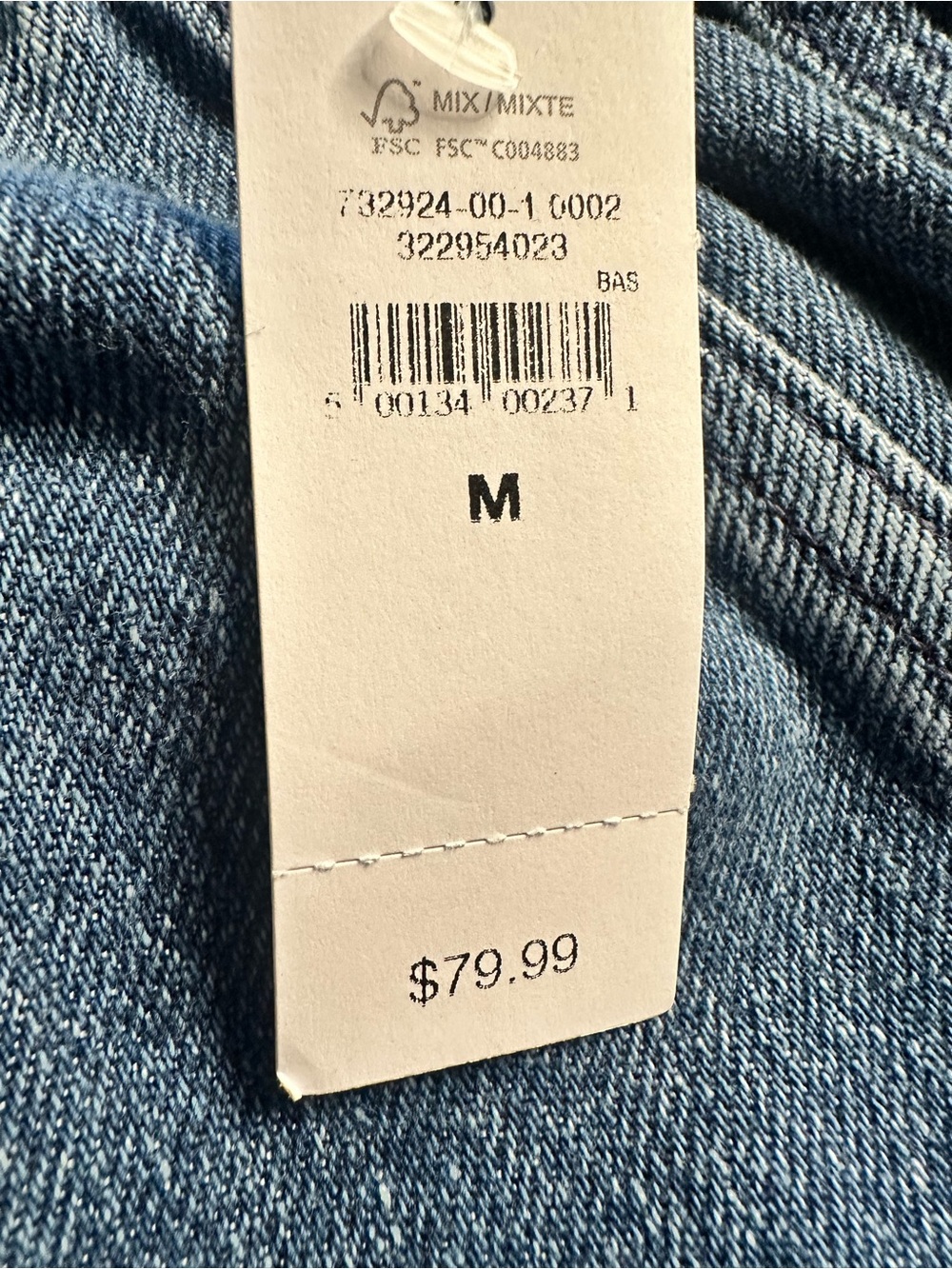 NWT Gap mid-rise Supersoft Pull-on Barrel Jeans size medium - Picture 11 of 11